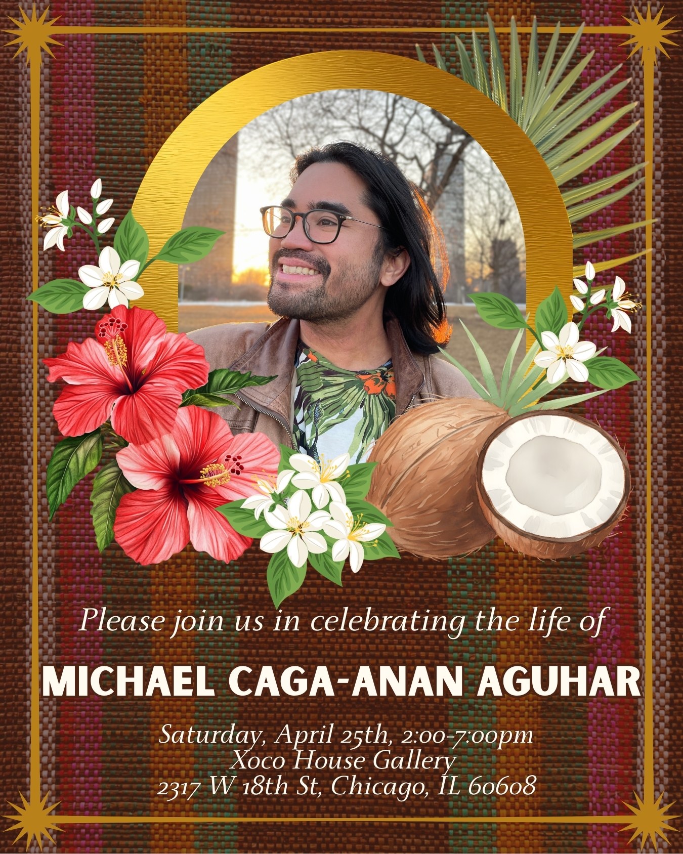 Beautiful flyer designed by Peregrine Bermas 🌴🥥🌺